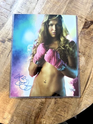 Foto firmada por Ronda Rousey leyenda de MMA 11X14 con certificado de autenticidad de fanáticos Foto 1 de 3