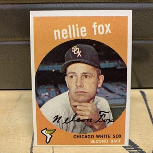 1959 Topps Nellie Fox 30 Baseball Card Vintage Chicago White Sox  - Picture 1 of 2