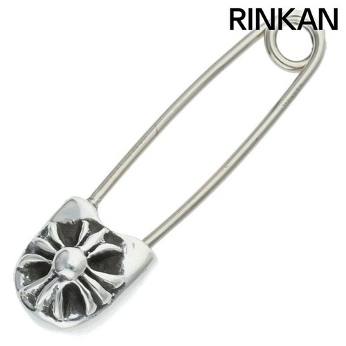 CHROME HEARTS Collana Top Uomo Cromo Cuori Sicurezza PIN SM Piccola Argento Usatof3d24319e0