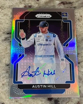 2022 Panini Racing Prizm Austin Hill Silver Signatures #5 Auto - Image 1 of 2