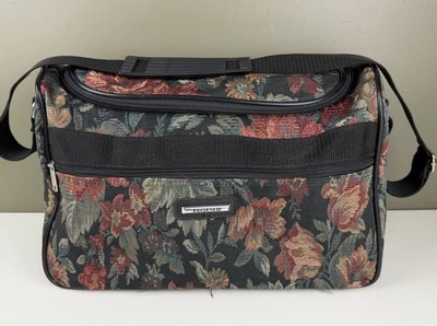 Bolsa de equipaje de viaje Jaguar tapiz floral fin de semana carcasa blanda de colección Foto 1 de 4