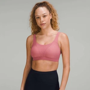 Sujetador deportivo deportivo Lululemon Run Times soporte alto copas B-G Brier Rose para mujer - Imagen 1 de 4