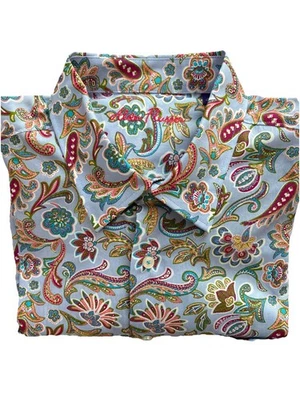 Camisa Alan River Para Hombre Manga Larga Multicolor Con Botones Talla XL Nueva Foto 1 de 4