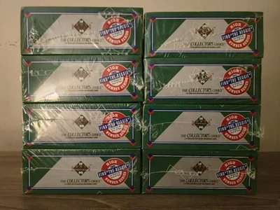 1990 UPPER DECK BASEBALL HIGH SERIES FACTORY SEALED BOX!! JUSTICE, BAERGA RC?