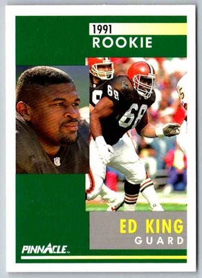 1991 Pinnacle Ed King #287  Football Card - Image 1 of 2