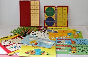 Tutor System 15 Book: 3 Tile Tray Homeschool Math English Phonic Spell Education - Picture 1 of 24