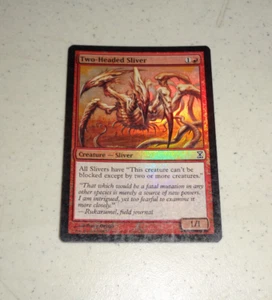 ~1x Two-Headed Sliver FOIL x1 ~LP-MP~ Time Spiral Magic the Gathering MTG~ - Picture 1 of 1