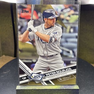 2017 Topps Update Gold #US284 Peter Bourjos /2017 Tampa Bay Rays
