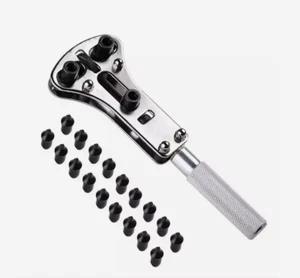 3 Claw Watch Case Opener Adjustable Screw Back Remover Wrench Repair Tool Kit HH - Picture 1 of 3