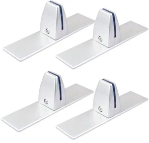 4 Stück T-Form Büro Schreibtisch Trennwand Klemme Niesschutz Klemme Halterung Träger - Bild 1 von 10