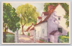 North Lane at Mount Vernon Mansion George Washington Home MVLA 1934 Postcard - Picture 1 of 2