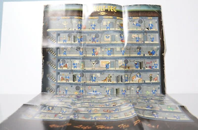 Fallout 4 Game of the Year Edition Vault-Tec Perks SPECIAL Poster (NO GAME!) - Image 1 of 2