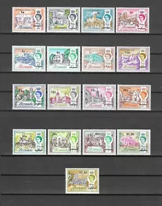 BERMUDA 1970 SG 232/248 NUOVE DI ZECCA - Foto 1 di 1