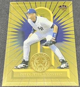 DEREK JETER 1997 Leaf 22K GOLD STARS FOIL INSERT #/2500 ! RARE! - Picture 1 of 1
