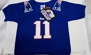 Vtg New England Patriots Logo7 NFL Football Jersey Drew Bledsoe #11 Toddler 4T - Picture 1 of 10