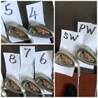 7 x Ping i10 irons Golf Clubs, 4-SW-PW, Black Dot