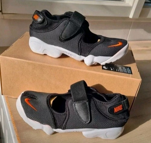 Sandales nike air rift Breathe Noir Rush Orange Ref Dn1338 001 Eur 38 UK 4.5 US7