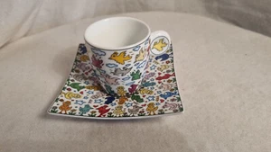 Espresso Tasse mit Untertasse James Rizzy Goebel " A FUN FLOCK" K001-351 - Bild 1 von 10