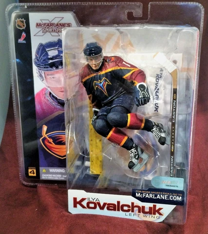 Atlanta Thrashers  Ilya Kovalchuk  (Blue Jersey) McFarlane NHL Series 4 Figure Cover