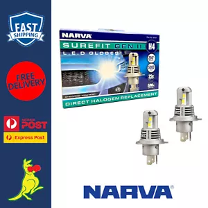 Narva H4 LED Globes Surefit GEN II 12V / 24V Pair H4 LED Headlight Kit 18434 - Picture 1 of 6
