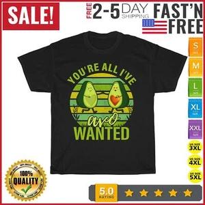 Avocado Vegan Vegetarian Food Lovers Valentines Day T Shirt Men Women Fashion - Picture 1 of 9