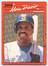 1990 Donruss #BC-9 Alvin Davis Seattle Mariners Bonus MVP's