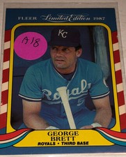 1987 Fleer Baseball Superstars Limited Edition George Brett #5 of 44 Royals A18