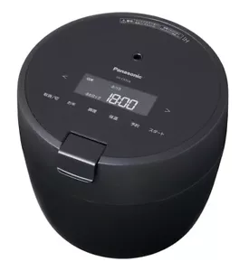 Panasonic SR-CR10A-K Druck IH Glas Reiskocher 5,5 Tassen Schwarz 100VAC 50/60 Hz - Bild 1 von 14