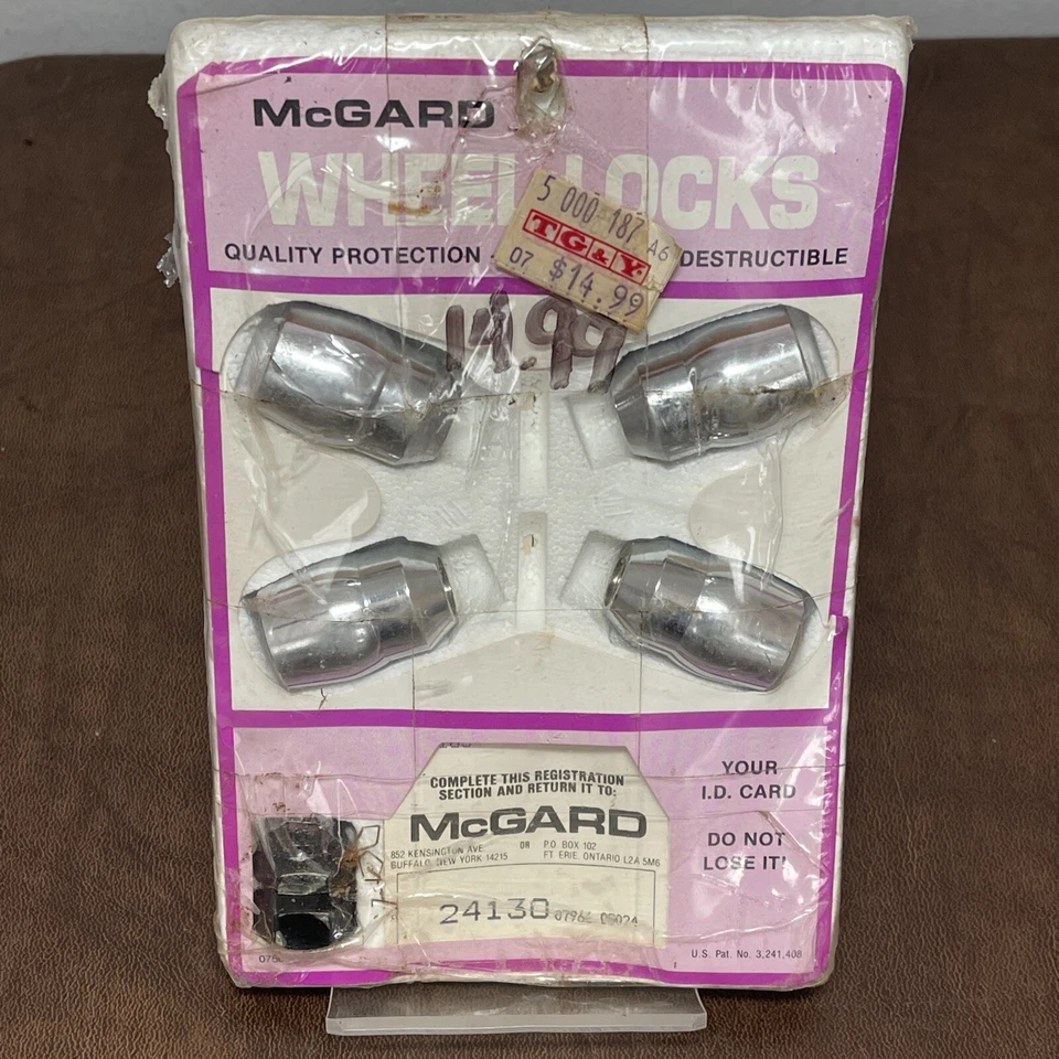 Cerradura de rueda MCGARD 24130 de colección, trasera, delantera NUEVA - ¡Paquete sin abrir!! Foto 1 de 4