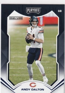 2021 PLAYOFF GOAL LINE ANDY DALTON CHICAGO BEARS PARALLELS (AG)1000 - Picture 1 of 1