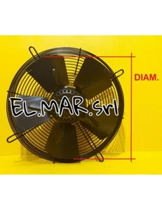 Monofase 2800 Giri Ventilatore Assiale 2 Poli 230 V Apiratore Ventola - Foto 1 di 2