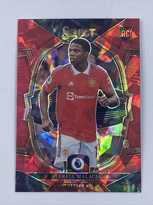 2022-23 Select Premier League Tyrell Malacia #70 nivel de terraza rojo hielo prizm radiocontrol - Imagen 1 de 5