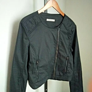 Chaqueta de Moto Mavi Jean Company Asimétrica Ligera Para Mujer Talla Grande Pequeña - Imagen 1 de 9