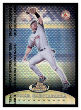1999 Topps Finest Team Gold Refractor Nomar Garciaparra 8/25 Boston Red Sox TF15