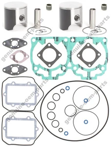 Ski-Doo MXZ Rev 600 HO Top End Rebuild Kit Pistons Gasket Set Std 72mm 2004 2005 - Picture 1 of 24