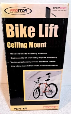 Montaje de techo elevador de bicicleta/bicicleta genuino Prostor (PBH-1R) en caja Foto 1 de 4