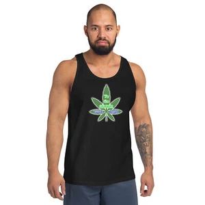Legalize It Shirt Vote Blue Earth Day 420 Weed Pot Stoner Mary J Mens Tank Top - Picture 1 of 11
