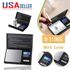 precise Digital Scale 1000g x 0.1g Jewelry Gram gold coin Pocket Size Grain herb - Picture 1 of 7