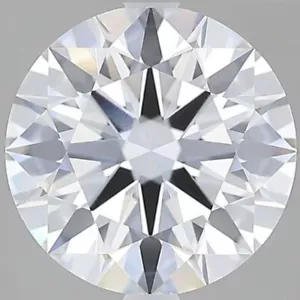 Lab-Grown 3.00 Ct CVD Diamond 9.50 mm Round D, IF Reinheit, Certified Diamond - Bild 1 von 7