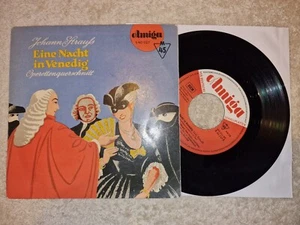 Johann Strauß - Eine Nacht in Venedig    Vinyl Single Amiga RE 1962 - Foto 1 di 1