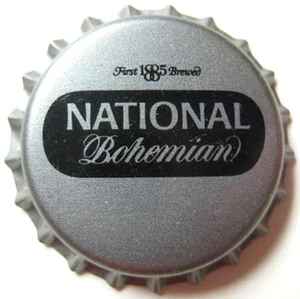 NATIONAL BOHEMIAN unused Beer CROWN Bottle CAP Baltimore, MARYLAND 1st Brew 1885 - Picture 1 of 2