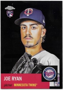 2022 Topps Chrome Platinum Anniversary - Black Refractor /10 - Joe Ryan Twins