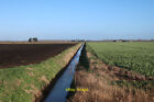 Photo 6X4 Ditch Off Corkway Drove Little Ouse With Field Drains Marked By C2022