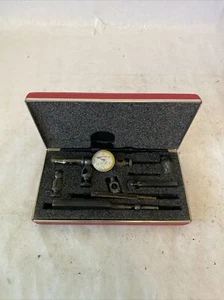 Indicador de dial de última palabra Starrett .001 pulgadas n.º 711 con estuche funciona - Imagen 1 de 19