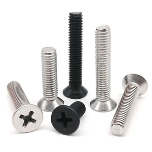 50pcs M1 to M4 Mini Small Micro Cross Phillips Flat Countersunk Head Bolt Screw - Picture 1 of 8