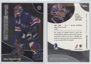 2001-02 ITG Be A Player Between the Pipes /10 Dan Blackburn #57 Rookie RC