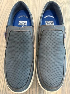 Nunn Bush + Bloom  Mens Smartscent  1912 Shoes 9M Blue  Casual NWOT - Picture 1 of 6