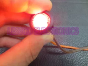 New Magna 12 Volt 3/4" Cutout Size Illuminated Rocker On-Off Switch RED COLOR - Picture 1 of 3