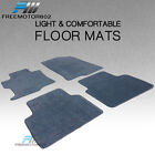 Fits 08-12 Honda Accord 2Dr 4Dr Front & Rear Floor Mats Carpet Gray Nylon 4PC