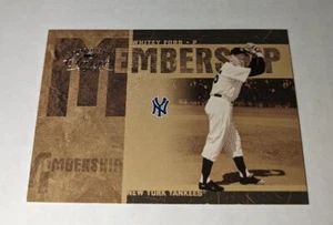 2005 Donruss Classics Membership #16 Whitey Ford Yankees Insert Card #D /1000 - Picture 1 of 2